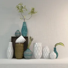 Linework vases honeycomb west elm